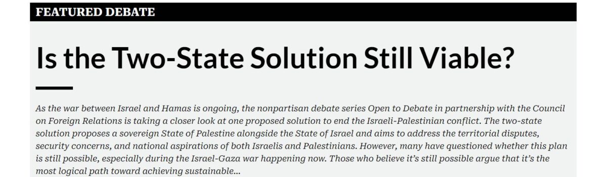 Open to Debate Foundation